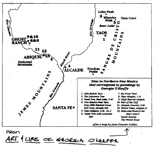 Map of Abiquiu Area